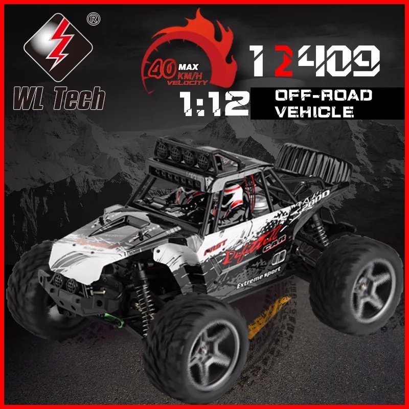 WLtoys 12409 гоночный автомобиль 1/12 4WD 2 4G Радио пульт дистанционного управления