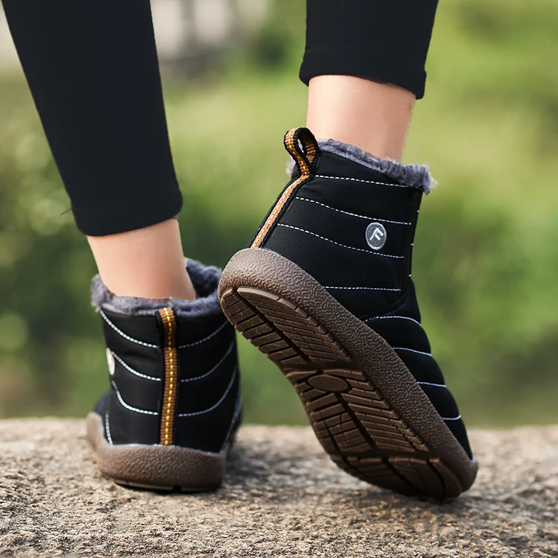 2018 водонепроницаемые мужские кроссовки зимняя меховая спортивная обувь мужская