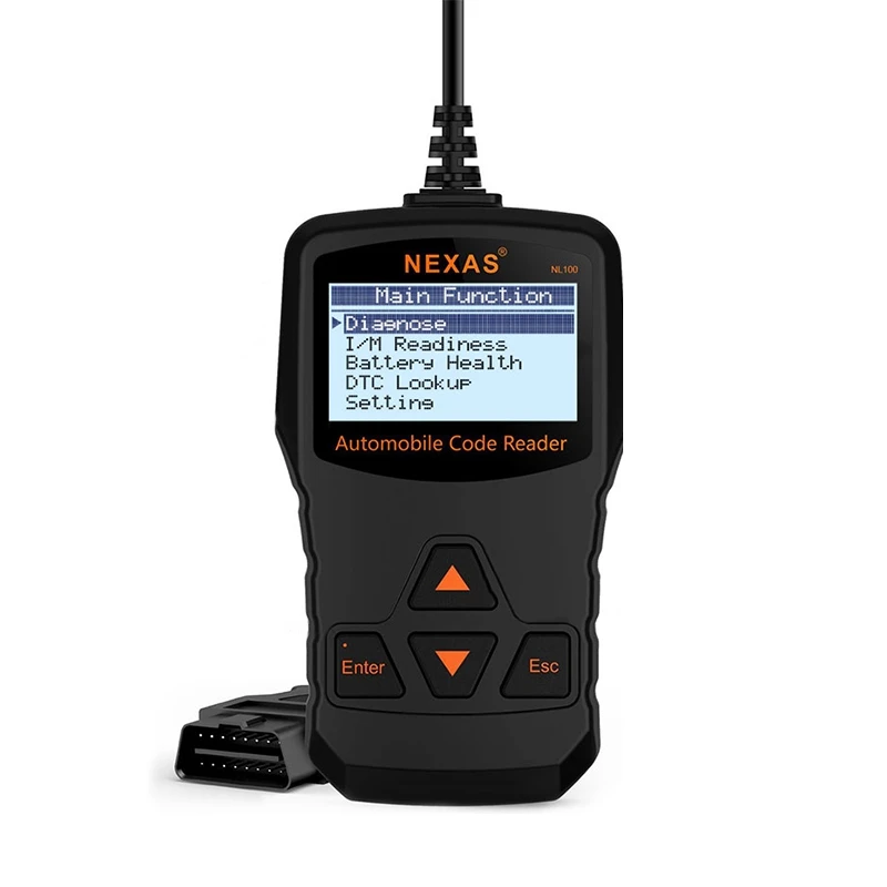 NEXAS NL100 OBD2 автоматический диагностический сканер двигателей для автомобиля диагностический инструмент