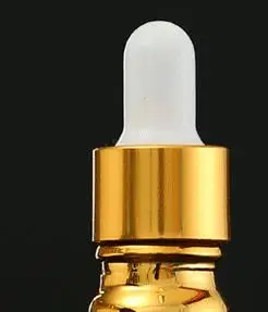 5/10ml15ml20ml30ml50ml100ml Золотая стеклянная бутылка эфирного масла, сывороточная капельница для глаз, пипетка, насос для лосьона/спрей косметические флаконы - Цвет: White Dropper