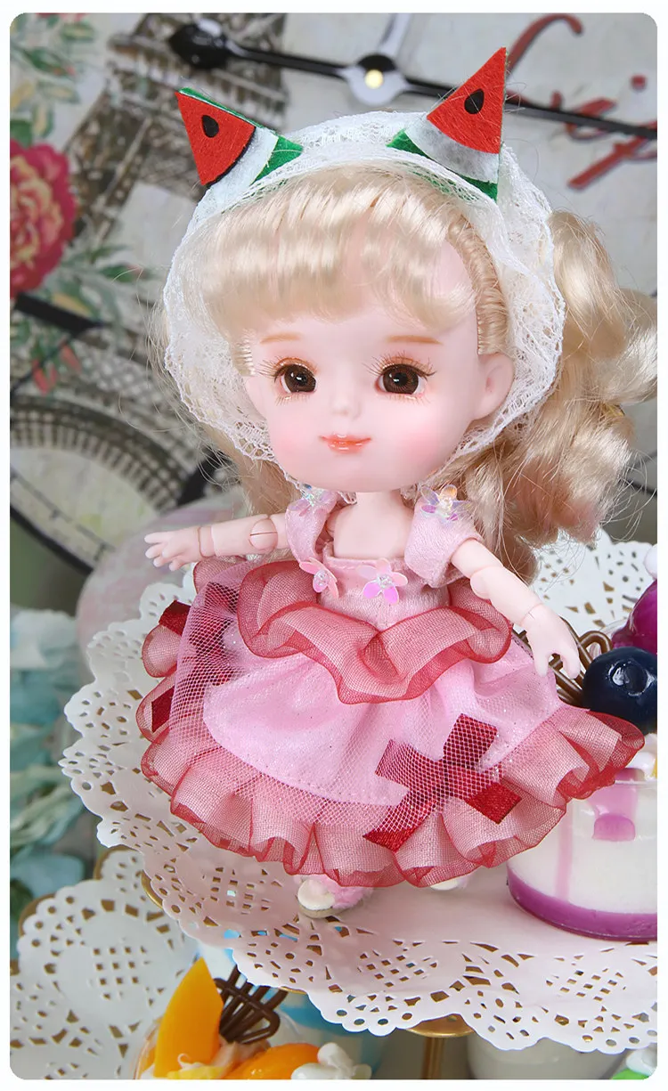 1/12 BJD кукла 26 шарнирное тело 14 см мини кукла DODO ob11 кукла с экипировкой обувь куклы с макияжем и коробкой Набор подарочных игрушек