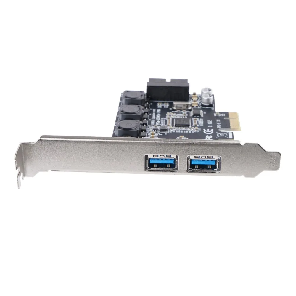 Карта расширения ORICO USB 3 0 PCIE Express 2 порта PCI-e адаптер PCIe с 19-контактным передним