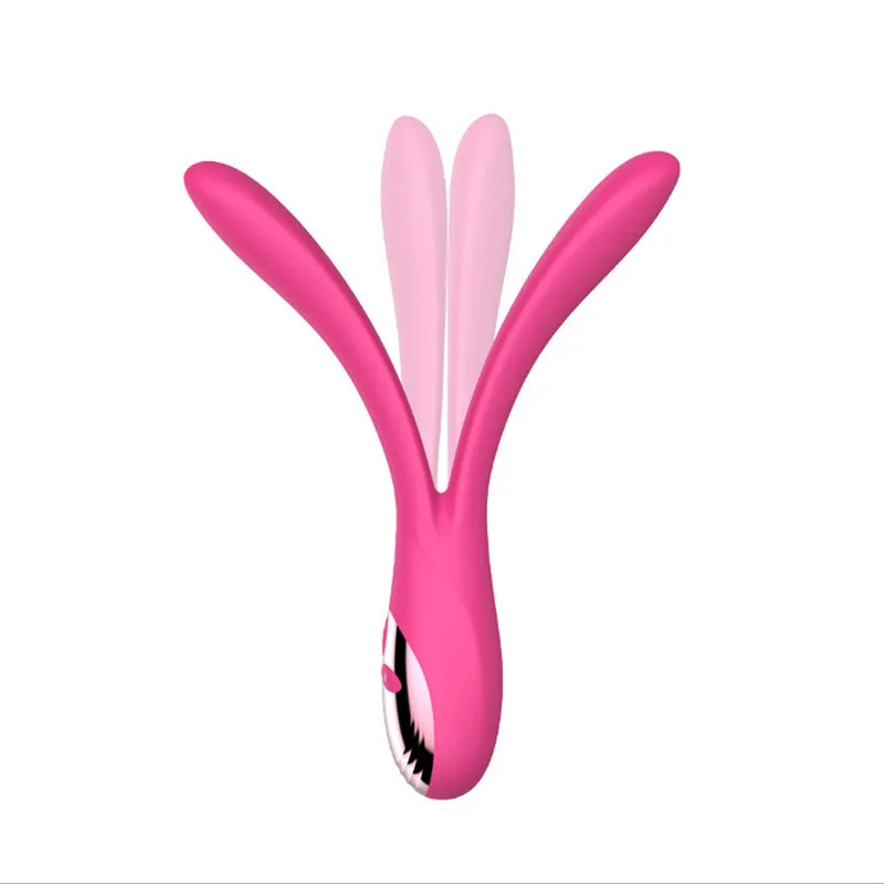 G Spot двойной головкой бифуркация вибратор USB секс игрушки для женщин AV палочка