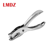 lmdz 1pcs metal single hole puncher hand paper punch single hole scrapbooking plier punches 6mm circle card cut punch