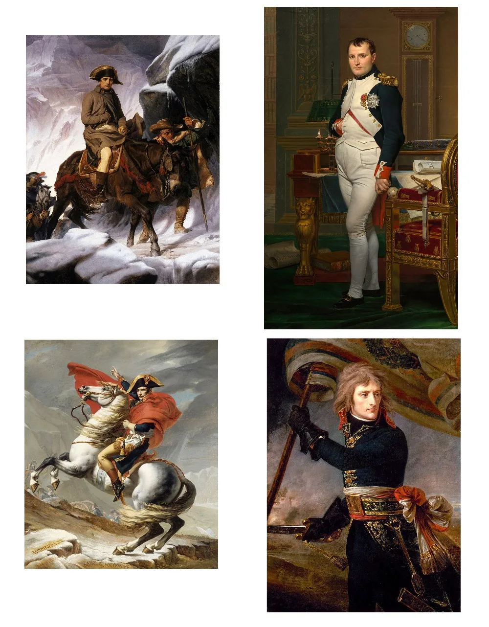 4 шт. домашнее декоративное искусство хорошего качества Император французского Наполеона Бонапарта печать I