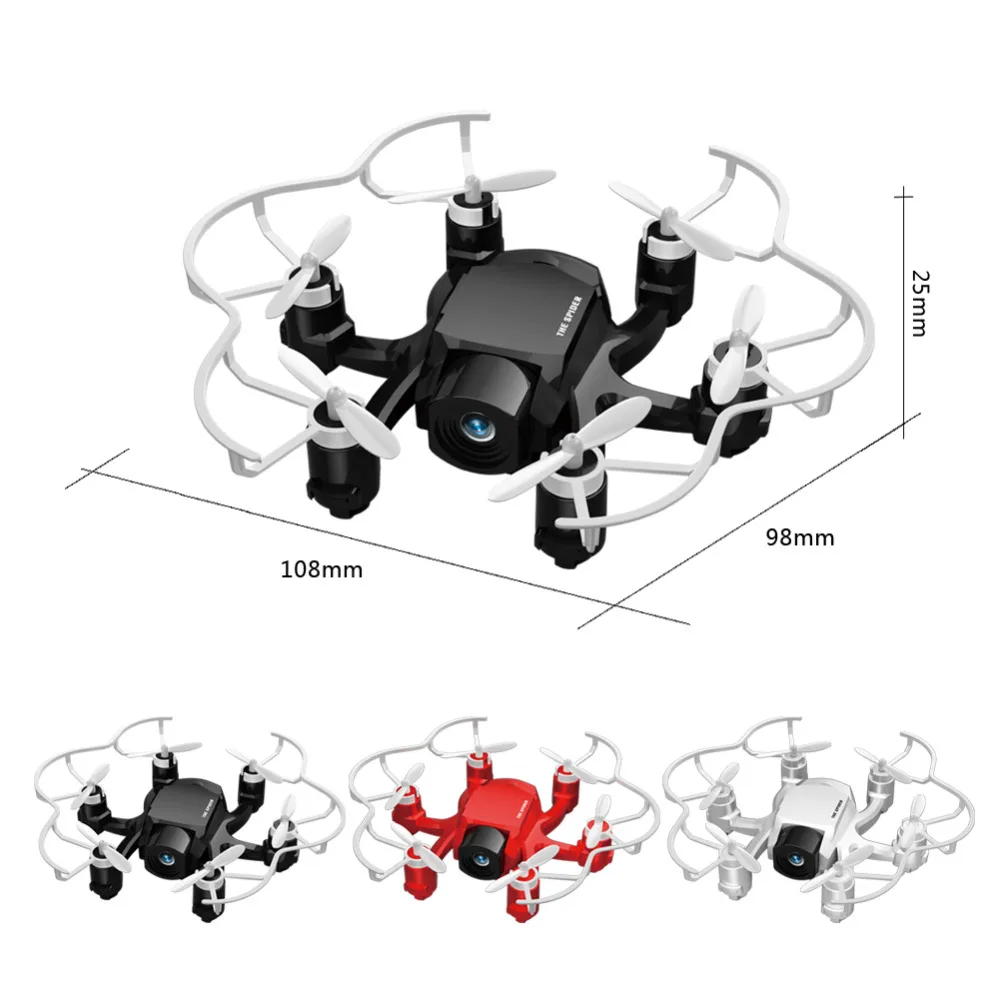 Складной Квадрокоптер FPV 2 4 ГГц с дистанционным управлением Wi Fi|Радиоуправляемые
