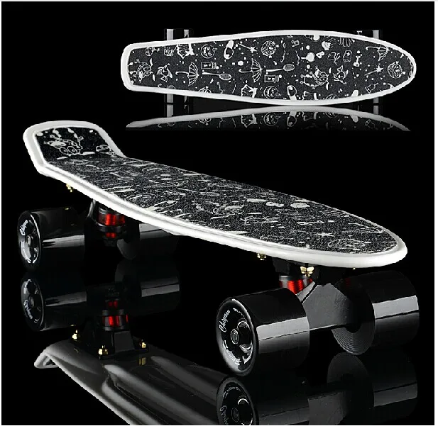 6 цветов 56 см маленький крайсер Стикеры наждачная бумага рок Jordan абразивный