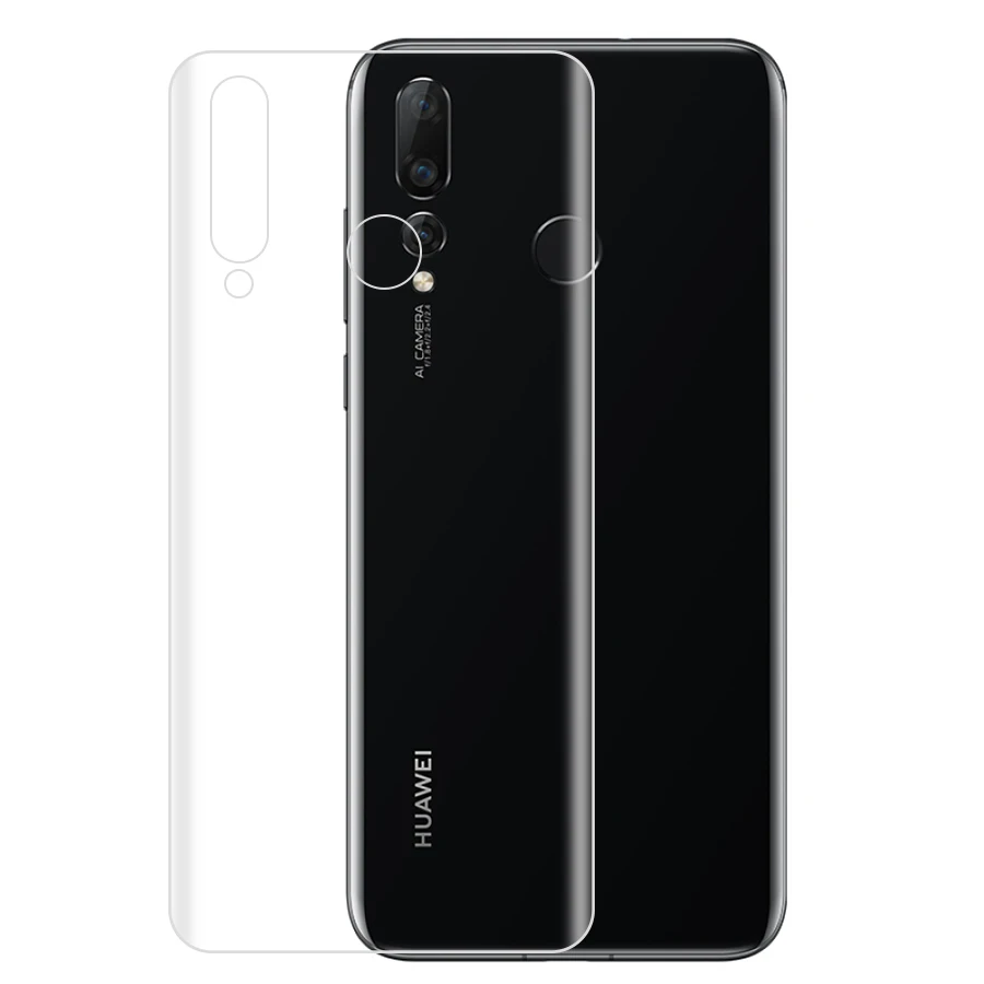Vladimir 2Pcs/lot Front and Back 3D Transparent Full Cover Soft TPU for Huawei Nova 4 Clear Screen Protector Film | Мобильные