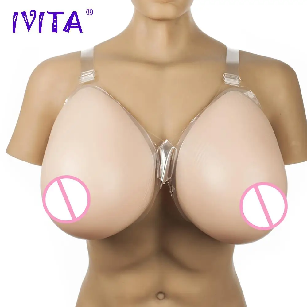 IVITA 4600 г силиконовая грудь для трансвеститов мастэктомии транссексуалов
