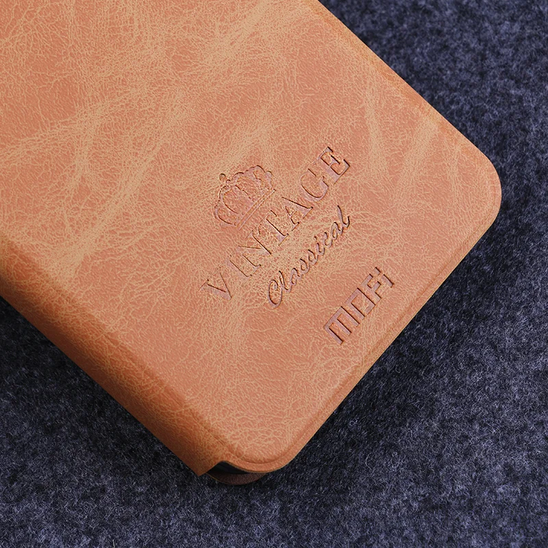 Оригинальный Роскошный чехол Mofi для Xiaomi Mi 8 Lite из искусственной кожи с откидной