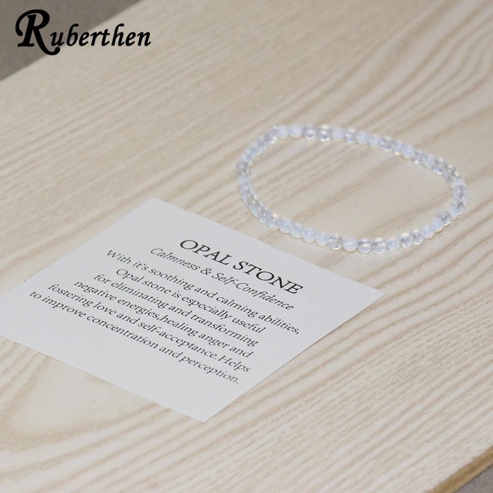 Винтажный дизайнерский браслет Ruberthen с искусственными бусинами диаметром 4 мм