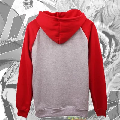 S 2XL One Punch Man герой Сайтама оппай косплейный костюм с капюшоном куртка