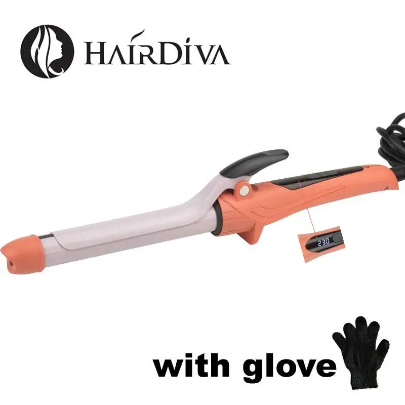 HairDiva Nano Silk бигуди для волос быстрый нагрев керамический турмалин плойка