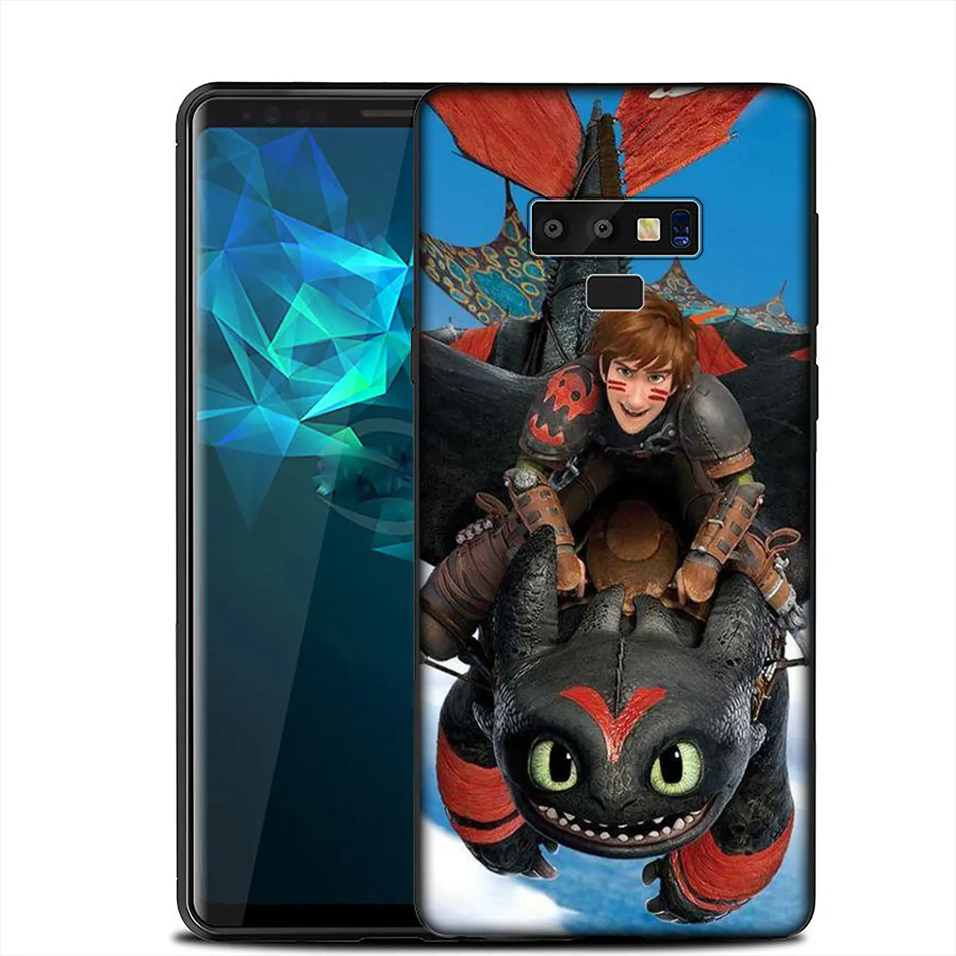IYICAO toothless How To Train Your Dragon Soft Case for Samsung Galaxy A6 A9 A8 A7 2018 A3 A5 2016 2017 Note 9 8 10 Plus Lite |