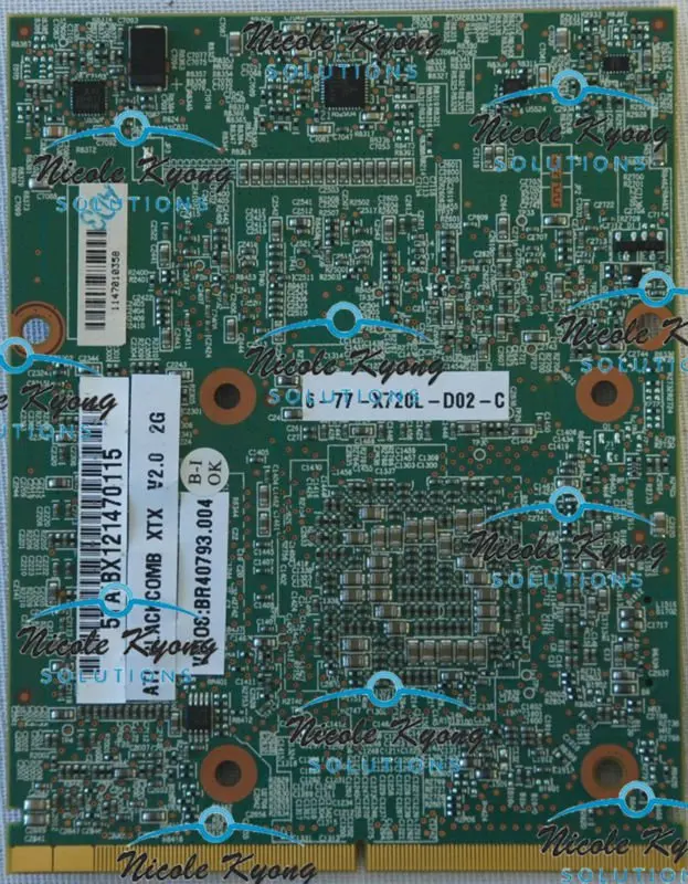 216 0811030 HD6990M HD 6990M 2G DDR5 VGA Видеокарта для Clevo P170EM P150HM P150EM P150SM P157SM P151SM1 P570WM|card card|card videoem