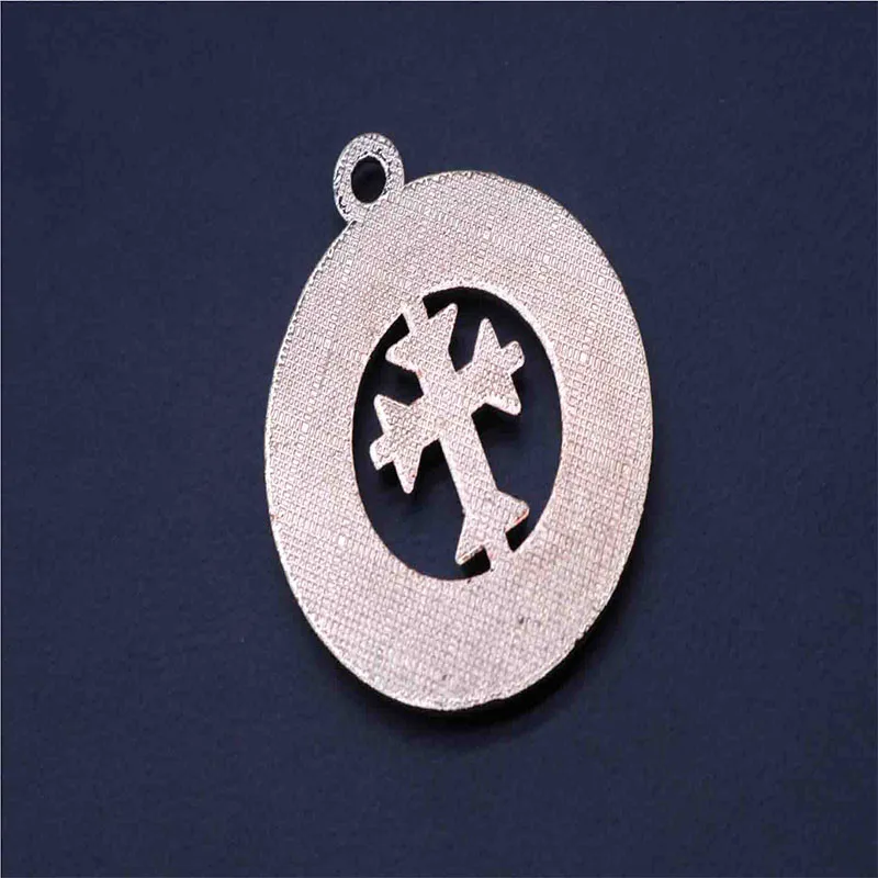 Медаль с изображением католического Иисуса медаль Креста из бусин для