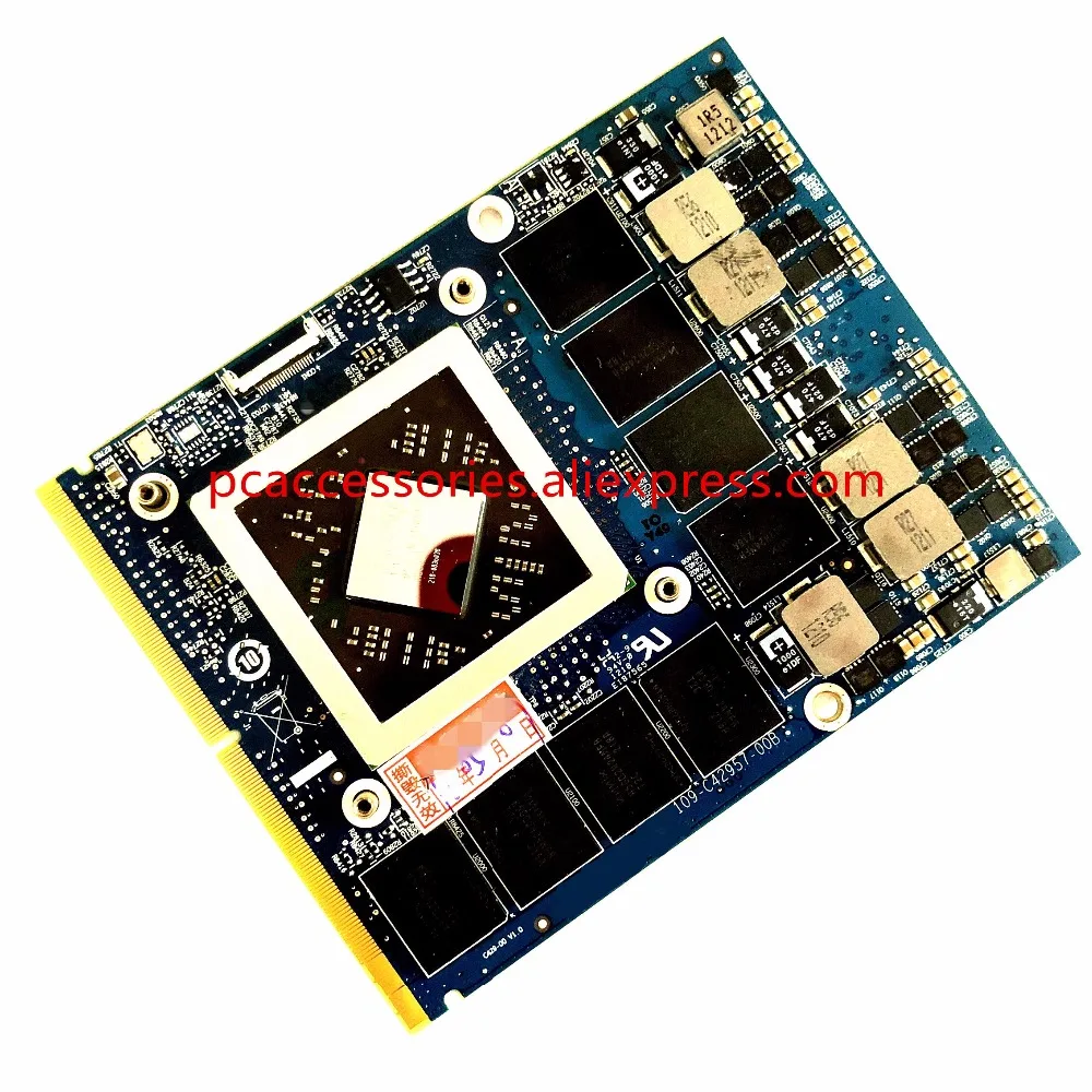 Для D e l Alienware M17X M18 M18X R1 R2 R3 ноутбук м Radeon HD 7970 Crossfire GDDR5 2 ГБ Графика видео карты диск