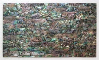 abalone paua shell laminate for musical instrument and furniture inlay shinning surface and black back