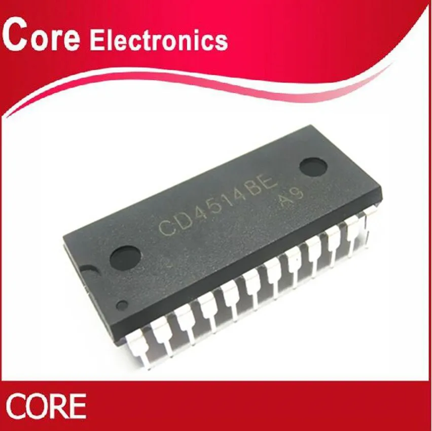 20 шт. CD4514BE DIP24 CD4514 DIP новый|Интегральные схемы| |