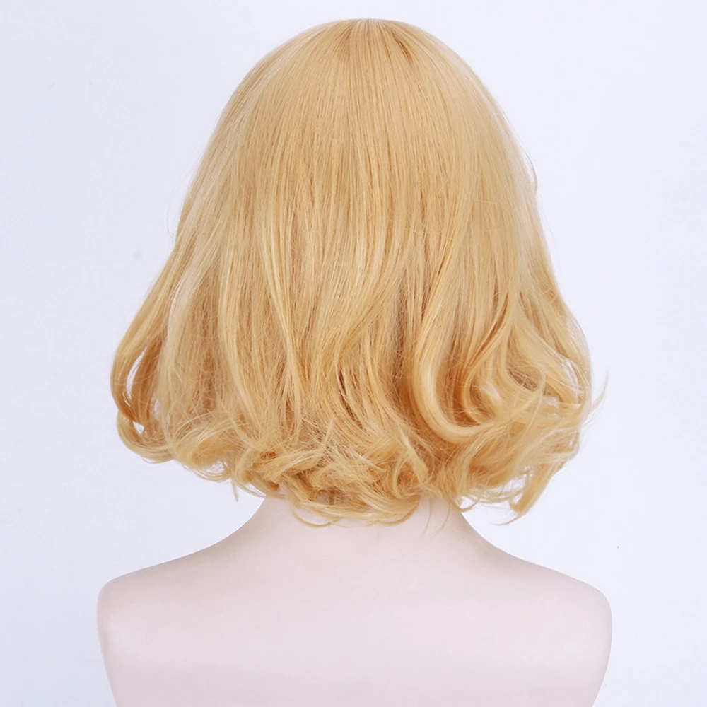 

Anime VOCALOID Kagamine Len Rin Golden Blonde Cosplay Wig Costume Heat Resistant Synthetic Hair Cos Wigs Peruca Free Shipping