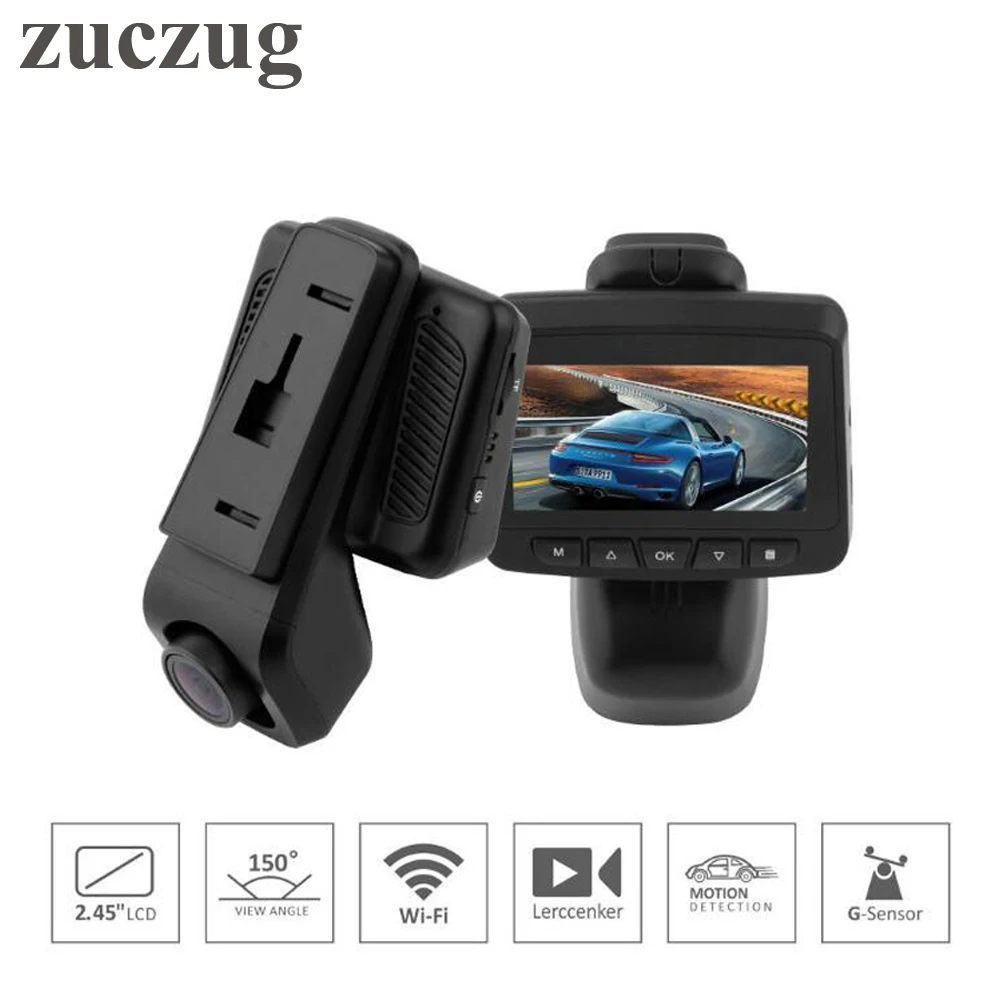 ZUCZUG sony IMX323 WiFi Автомобильный видеорегистратор Камера Novatek 96658 dvr видео рекордер 2 45
