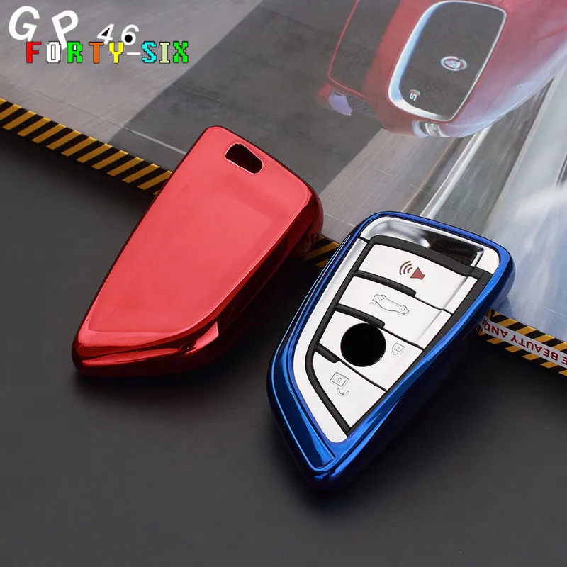 GPFORTYSIX Мягкий ТПУ защитный чехол для ключа автомобиля BMW 1 2 5 7 серии 218i X1 F48 X3 X4 X5 X6 F15