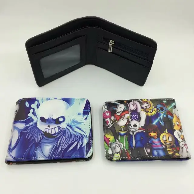 Undertale-E Новинка, игровой бумажник Undertale, ПУ, студенческие короткие кошельки, повседневный кожаный держатель для карт, милый мультяшный подарок, Детский кошелек, Carteras - Цвет: Undertale-E