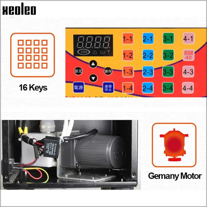 Автоматическая машина для фруктозы Xeoleo Пузырькового чая/Кофейни дозатор л чая