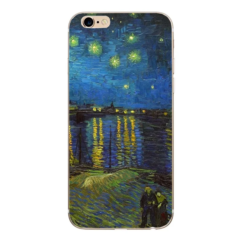 Винтажный художественный чехол для iphone X 8 8plus 7 7plus 6s 5 5S se Чехлы цветочный Рисунок