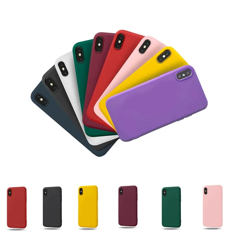 Матовый ультратонкий чехол для iphone 6 S 6s 7 plus чехлы Apple 5 5S SE Plus 8 xs xr аксессуары |