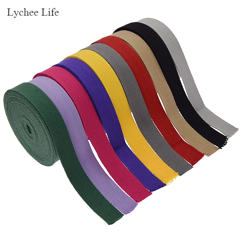 Тканевая сумка Lychee Life 8 ярдов 25 мм из полиэстера и хлопка для ручного