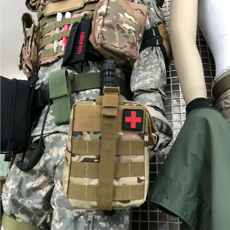

Nylon Tactical Military Accessory Medical package Shoulder Strap Bag Tools Pouch Travel Outdoor Camping Hiking Storage Bag