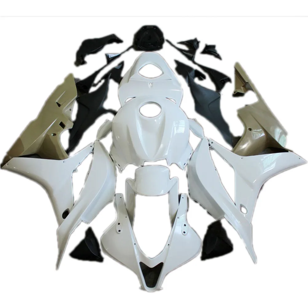 CBR600RR f5 2007-2008 обтекатель кузова Комплект литья под давлением Неокрашенный пластик