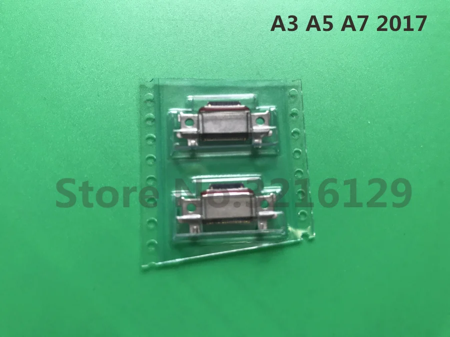 3 шт. для Samsung Galaxy 2017 A3 A5 A7 A320 A520 A720 оригинал 18 pin Micro Charger Port USB разъем зарядки гибкий