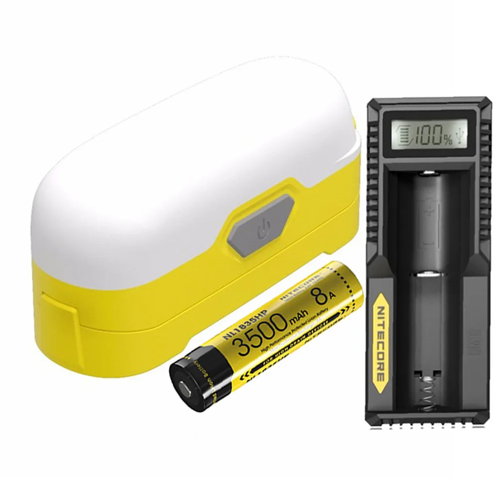 NITECORE LR30 USB Перезаряжаемый Фонарь 6* высокий CRI белый/красный двойной светильник Макс 205 люмен портативный светильник для кемпинга