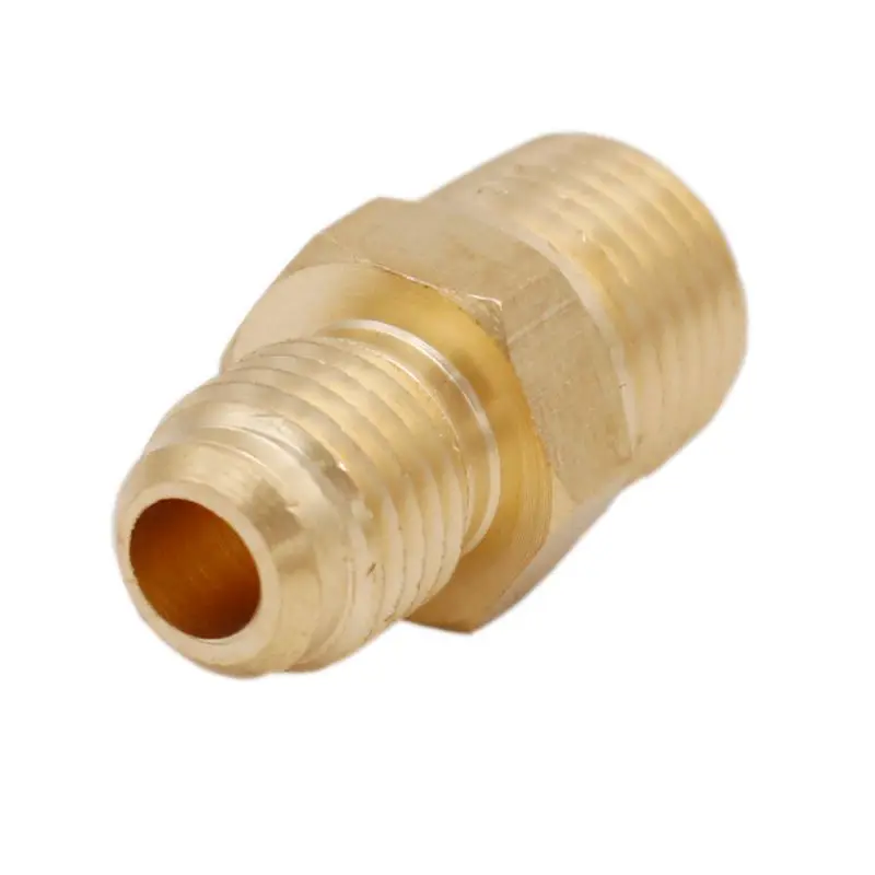 Латунный фитинг адаптер 1/4 &quotMFL x 1/4&quot Мужской NPT латунный замена регулятора