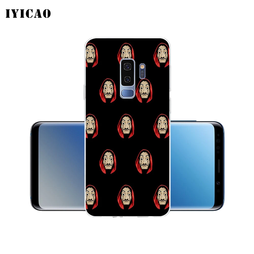 IYICAO La Casa De Papel Мягкий силиконовый чехол для телефона Samsung Galaxy S10e S10 S9 S8 Plus S7 Edge TPU |