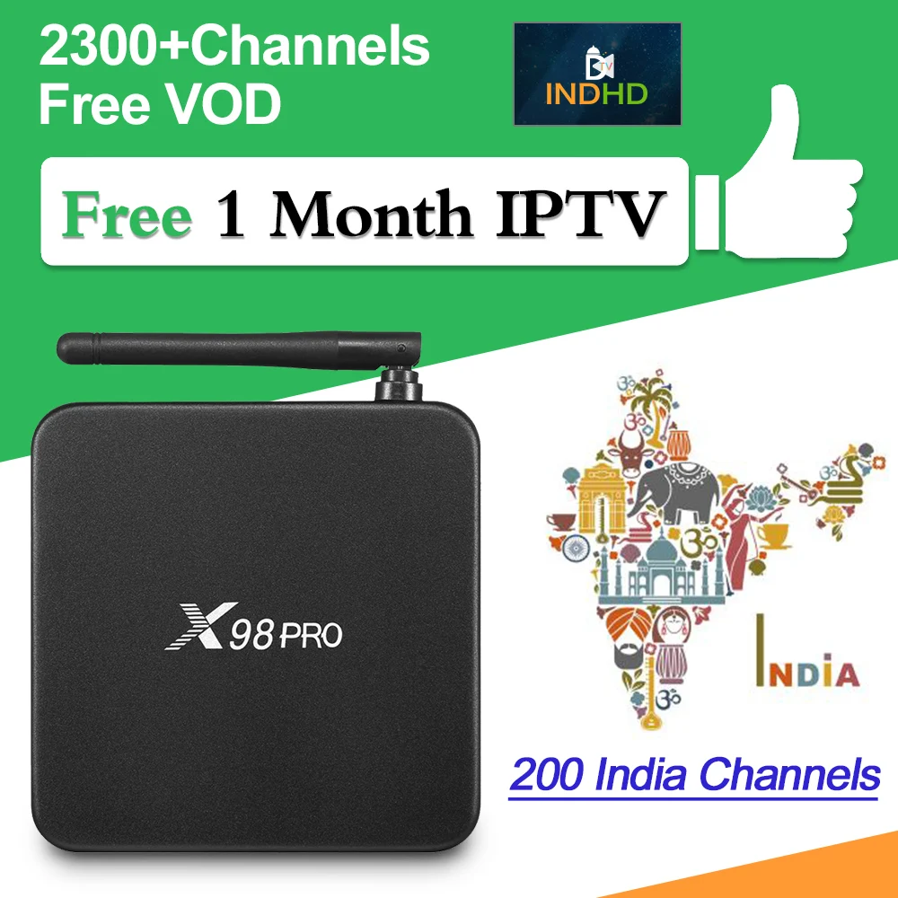 IP tv Italia Индия Пакистан Португалия X98 Pro Android Box бесплатно 1 месяц подписка Турецкий