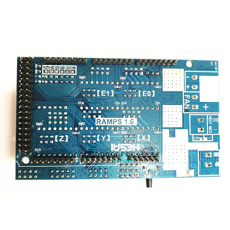 Ramps 1 6 панель управления расширения с радиатором модернизированные 4/1 5 Для arduino 3D