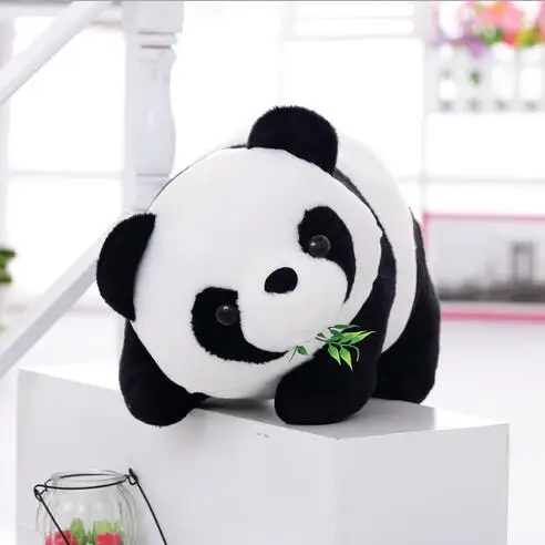

1pc 22cm New Cute Papa Panda Doll Soft Plush Toys Gift for Children Stuffed anilmal Doll Kids Toys