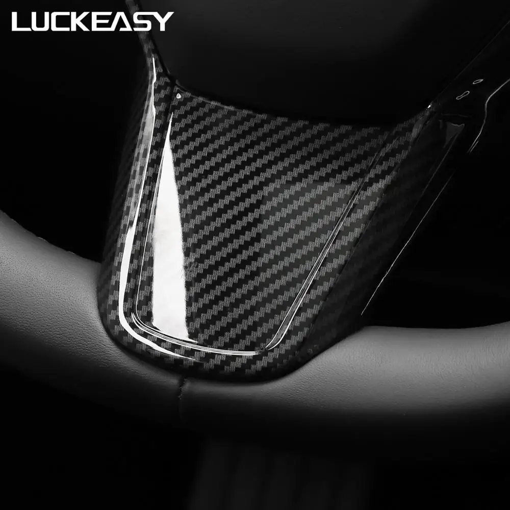 Автомобильные аксессуары LUCKEASY интерьер для Tesla Model 3 2017 2021 АБС пластик полностью
