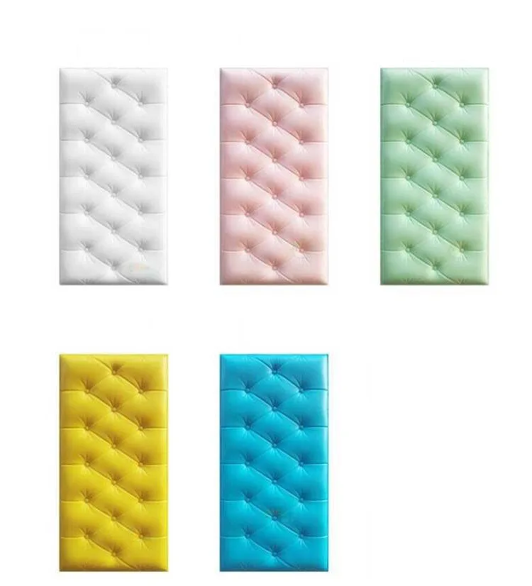 10 шт. 3D пенопластовая настенная наклейка DIY мягкая сумка плитки настенные панели домашний декор кожа самоклеющиеся обои KTV фон для детской комнаты