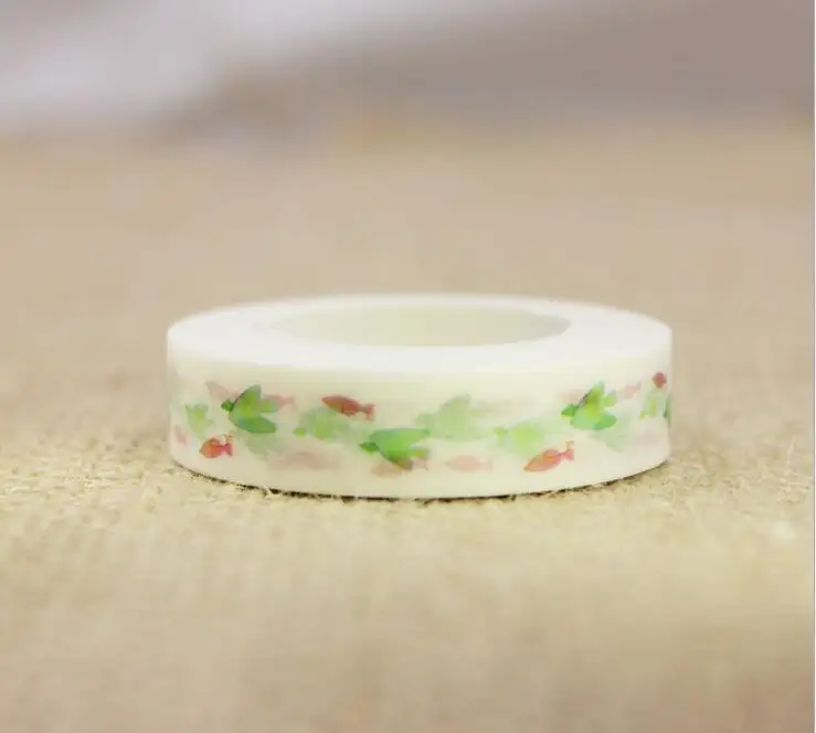 

2pcs Lovely colourful fish Washi Tape DIY decoration Scrapbooking Sticker Label Masking Tape School Office Supply