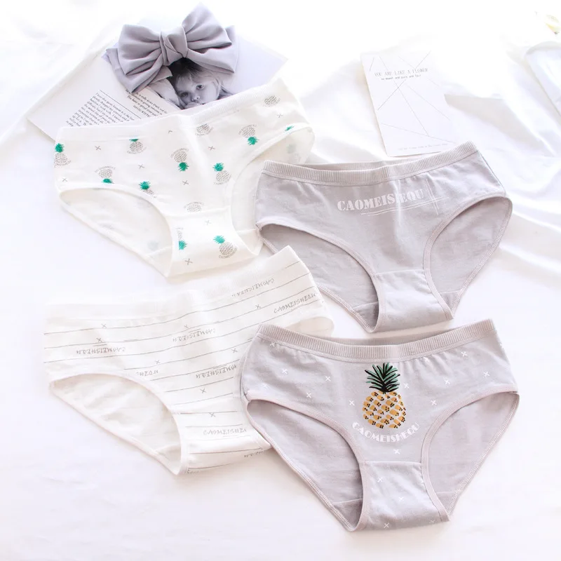 2018 Kung Fu Panda Panties + Tropical Pineapple Elegant yet Cute Pants Cotton Comfortable Waist Comfort FZA0079-FZA0080 |