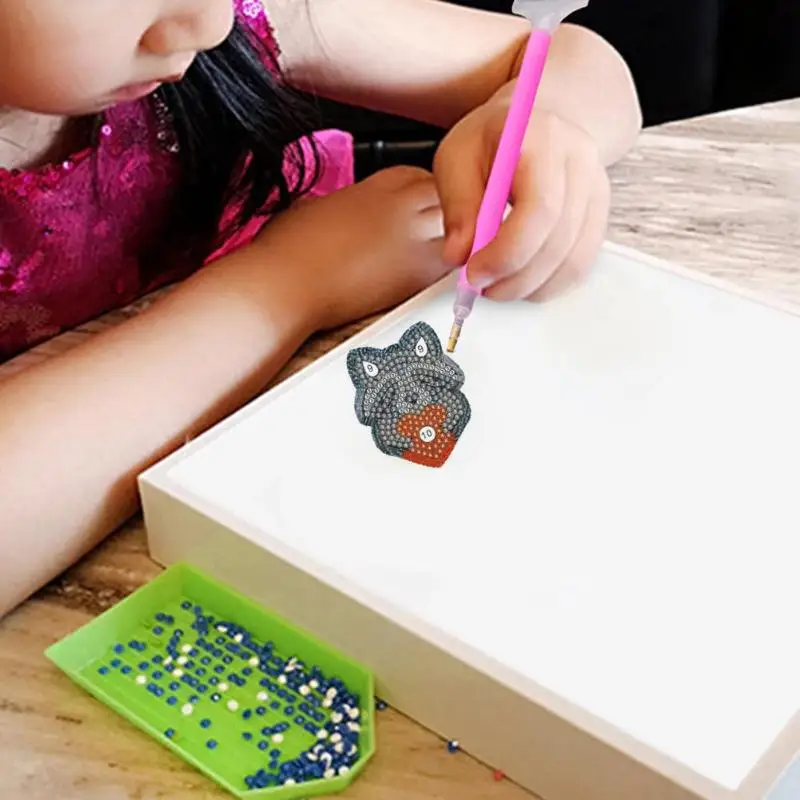 4 шт. DIY животные Полный Дрель Алмаз особенной формы живопись брелки белка Вышивка крестом женский брелок со стразами