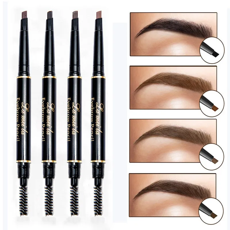 Lameila Eyebrow pen Tint Cosmetics Natural Long Lasting Paint Tattoo Eye Brow Waterproof Black Brown Pencil Makeup | Красота и