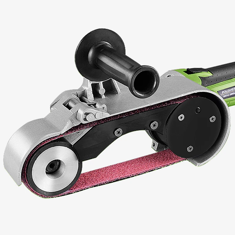 Новинка 220 В ленточные шлифовальные станки из нержавеющей стали шлифовальный