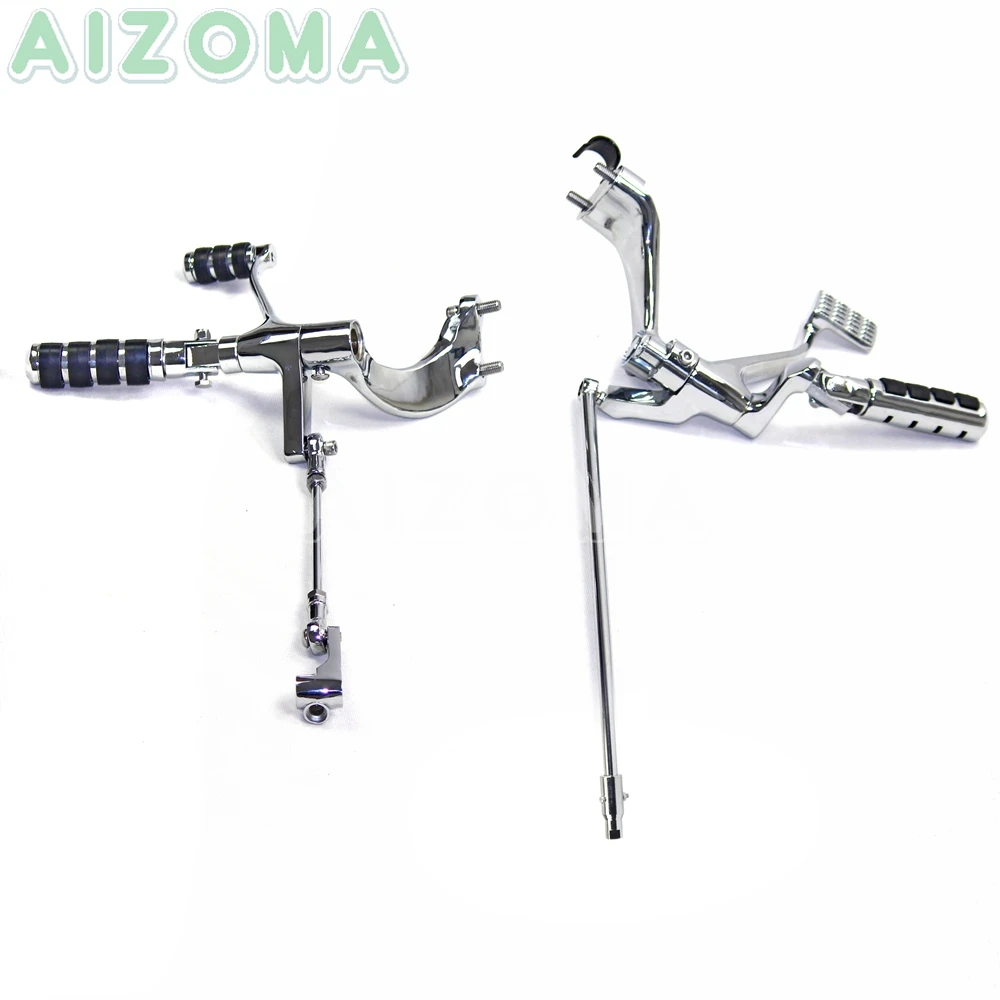 

Chrome Forward Controls Pegs Levers Linkage Kit for Harley Sportster XL 1200 48 72 883 XL1200 XL883 2017-2017 Foot Rests Footpeg