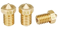 3d printer accessories nozzle 3d v5 v6 m6 thread 1 753 0 consumables brass lettering nozzle