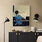 Винтажный постер на тему рояля для девочек, Картина на холсте, настенное художественное изображение на холсте для гостиной, галереи, домашнего декора